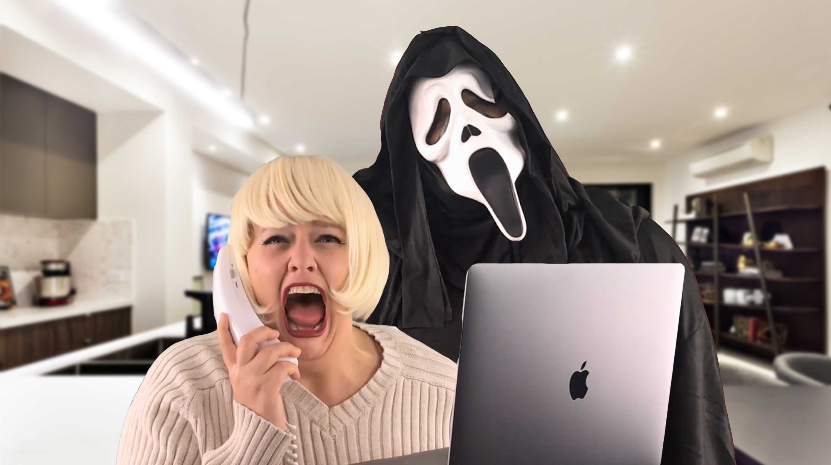 If Ghostface was an online marketer