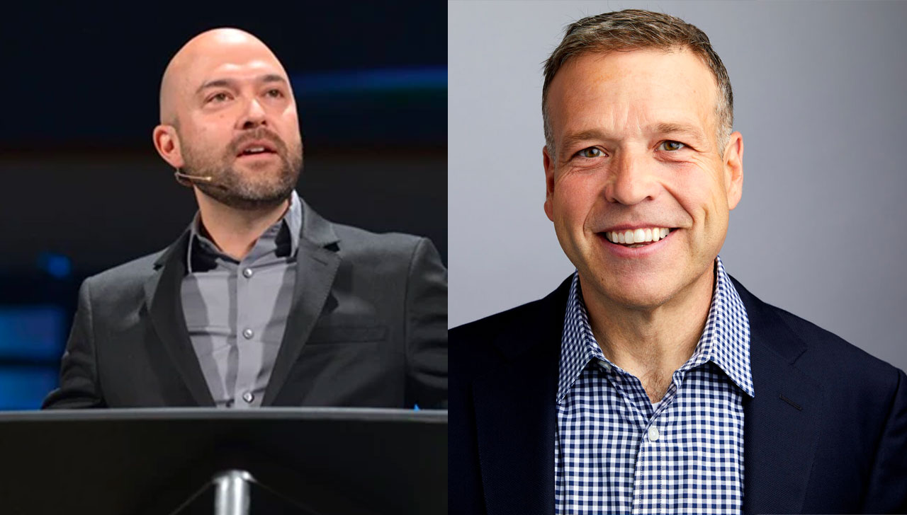 Joshua Harris and Donald Miller looking like schmucks