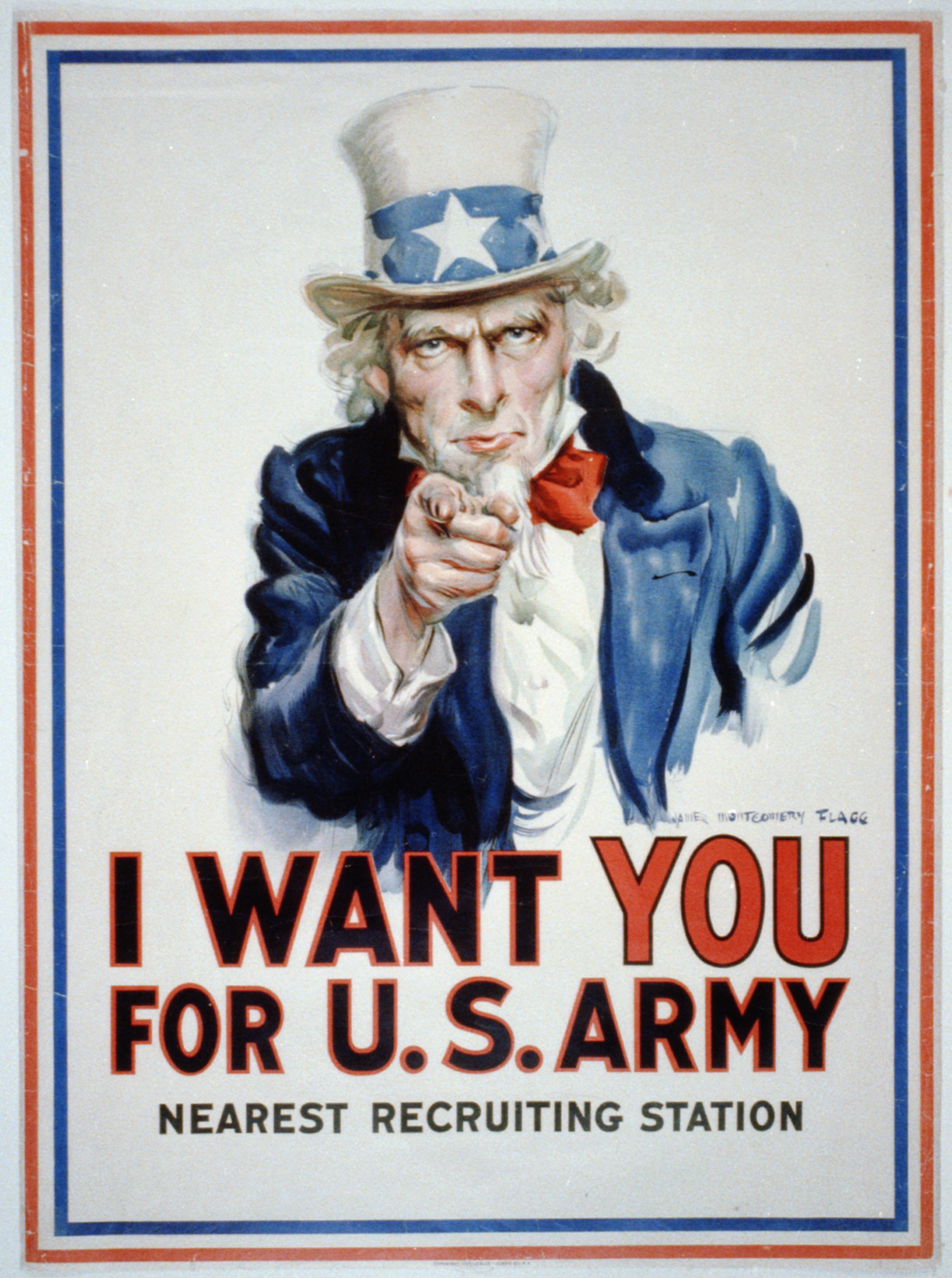 I want you WWI propaganda uncle sam