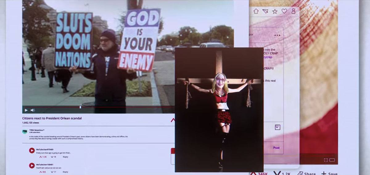 More real world brands in a world of parody. This time it's the Westboro Baptist Church.