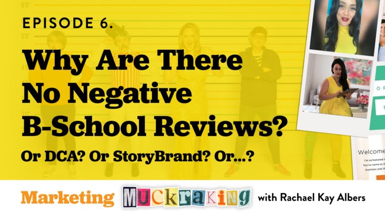 Why are there no negative B-School reviews? Marketing Muckraking