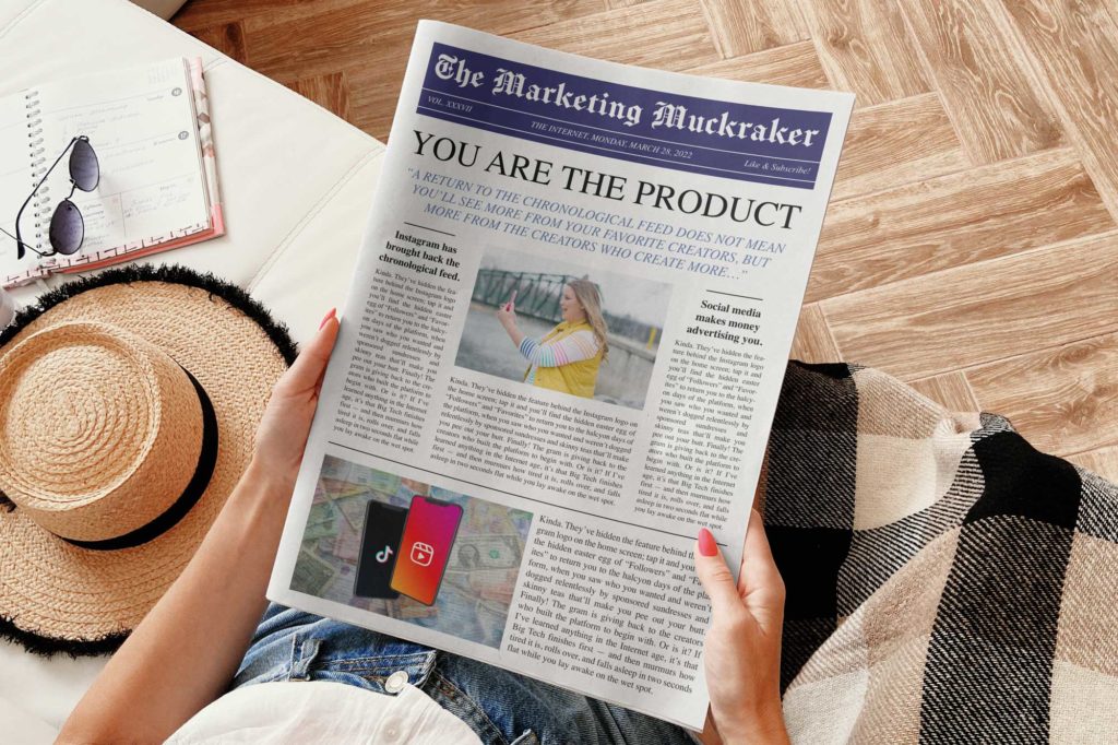 The Marketing Muckraker newspaper Rachael Kay ALbers