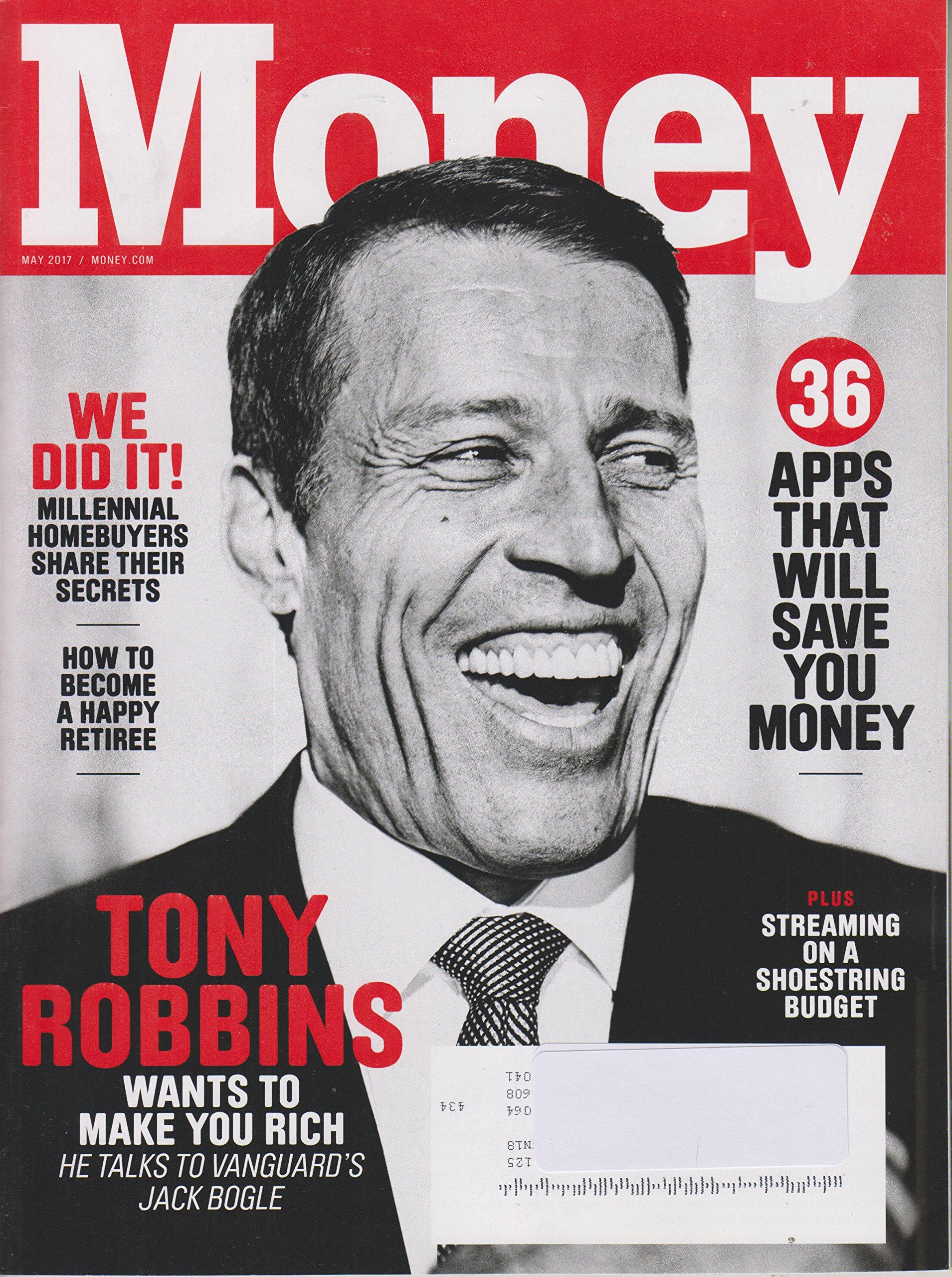 Tony Robbins wants to make you rich - the 2017 cover of "Money" magazine