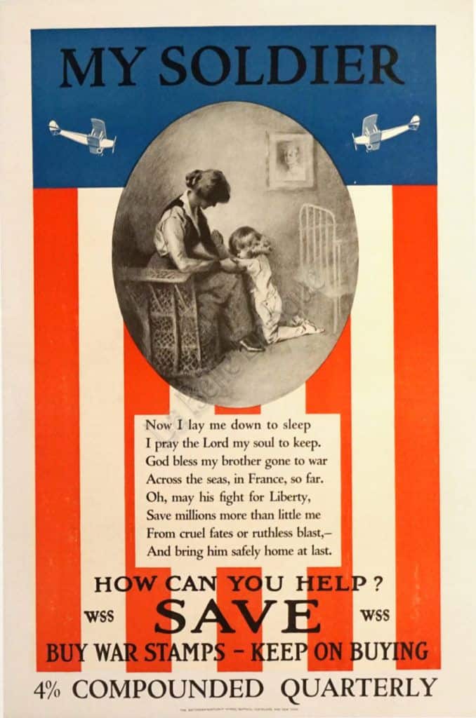 WWI my soldier prayer propaganda