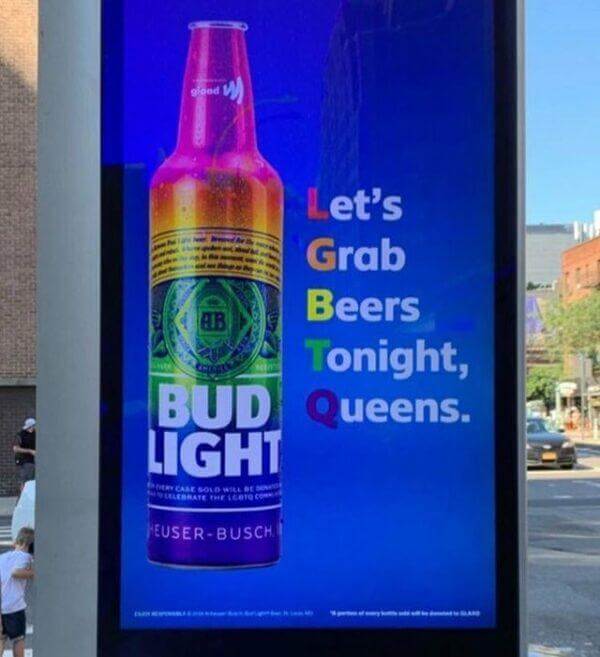 Bud Light rainbow washing