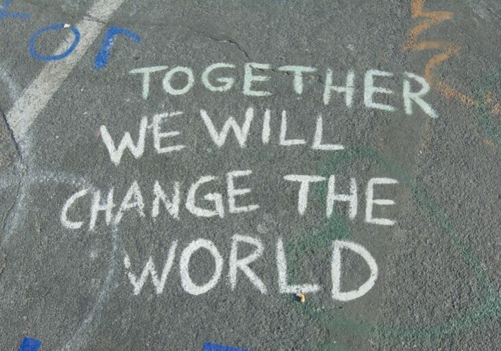 Together we will change the world