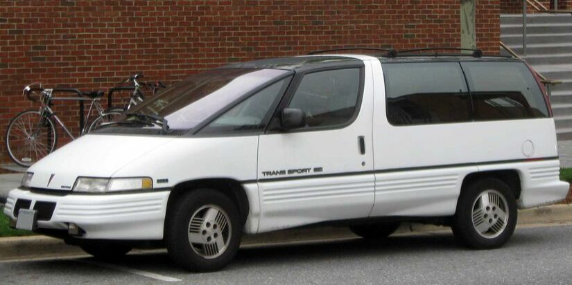 White Pontiac Trans Sport